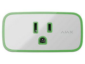 Enchufe inteligente Ajax Systems, Socket Tipo B, NEMA 5-15. Color Blanco.