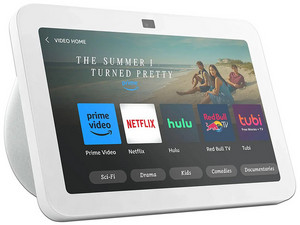 Bocina Inteligente Amazon Echo Show 8 de Tercera Generación, Pantalla de 8", Wi-Fi, Color Blanco.