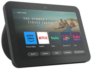 Bocina Inteligente Amazon Echo Show 8 de Tercera Generación, Pantalla de 8", Wi-Fi, Color Negro.
