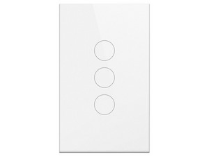 Apagador Inteligente Epcom SHS413WWH, 3 Regresos, Conexión Wi-Fi 2.4 Ghz, Compatible con Amazon Alexa y Google asistente, Color Blanco.