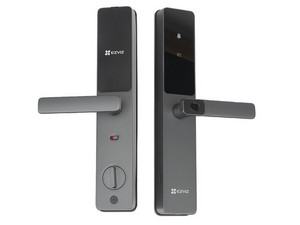 Cerradura Inteligente EZVIZ DL05 con múltiples métodos de desbloqueo y control desde aplicación. Color Gris Metalizado.