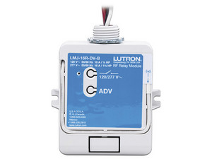 Relay control de iluminación, carga 16A, 120/277V, compatible con RadioRA2, RA2Select y RR3.