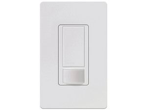 Apagador y sensor de movimiento Lutron Electronics MS-OPS2 para espacios pequeños, hasta 83 metros cuadrados de cobertura. Color Blanco