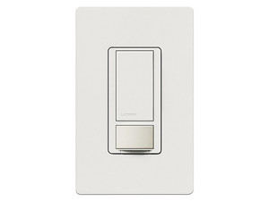 Apagador con sensor de presencia Lutron MSOPS6M2DVWH, Recomendable para espacios grandes y Oficinas.