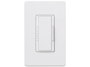Atenuador Lutron Dimmer PRO para linea RadioRa2, RadioRa3 y RA2 Select, Soporta lámparas de 250 W (LFCA/LED), 500 W/VA (Incandescentes, Halógenas o BVE) y BVM de 400 VA.