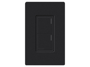 Botonera Sunnata Lutron RadioRa3 Negra, 2 botones, programe escenas diferentes en cada botón.