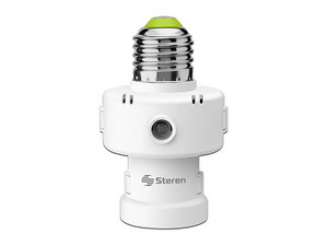 Socket Steren LAM-056 con Fotocelda Programable para Focos LED, Carga de 60W.