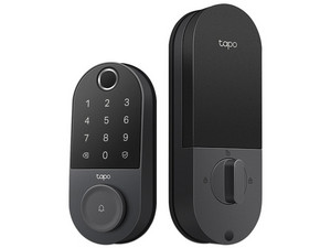 Timbre y Cerradura Inteligente TP-Link TAPO DL110, 6 Formas de Acceso, Reconocimiento de Huella, Bloqueo Automático, Wi-Fi. Color Negro.