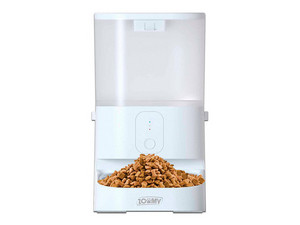 Comedero Inteligente para Mascotas Zoomy ZPF02 de 6L, Wi-Fi de 2.4GHz, Plato de acero inoxidable. Color Blanco.