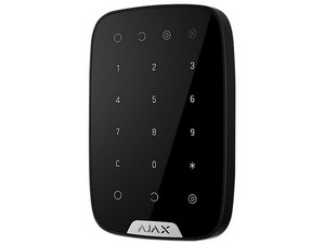Teclado Táctil AJAX Keypad B, Inalámbrico con Soporte de Pared. Color Negro.