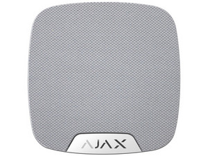 Sirena AJAX HomeSiren, Inalámbrico, 105dB, Compatible con Android/iOS. Color Blanco/Gris.