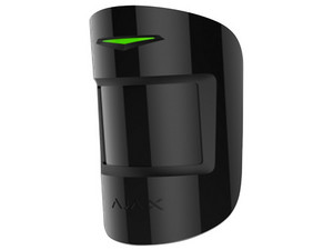 Sensor de movimiento Ajax MotionProtect Plus inalámbrico, Microondas e Infrarrojo. Color Negro.