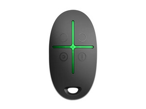 Llavero inalámbrico AJAX SpaceControl de 4 botones para Hubs y repetidores de señal. Color Negro