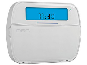 Teclado cableado con íconos de transceptor DSC HS2ICN, POWERG no integrado.