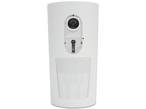 Detector de movimiento Inalámbrico DSC PGP9934P, Cámara HD, Alcance de 12m, Compatible con NEO, PRO, Qolsys, Color Blanco.