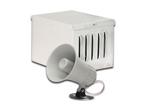 Paquete DSC S20WGPAQ de sirena para exterior de 20W con gabinete.