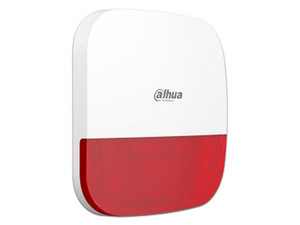 Sirena Inalámbrica para Exterior con Estrobo Dahua DHI-ARA13-W2, 110dB, IP65.