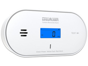 Sensor Detector de CO inalámbrico Dahua DHI-HY-GC30A-R8, Batería de larga duración, Interconectado, Color Blanco.