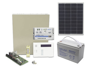 Sistema de Alarma VISTA48LA Alimentado por Celda Solar, incluye Teclado con Receptor Inalámbrico.