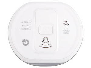 Detector Autónomo de gas CO (Monóxido de Carbono) Jablotron EI208DW, con Pantalla.
