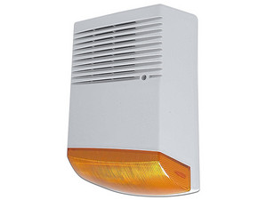 Sirena Exterior PM-SRE60RB, Estrobo Rojo 9-28V DC 125dB