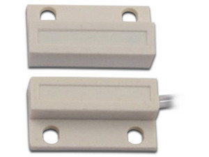 Sensor magnético Provision ISR MS-38A, para puertas y ventanas. Color Blanco.