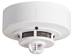 Detector de Humo SFire SF-119-4H12 Fotoeléctrico con Detector de Temperatura de 4 hilos. Color Blanco.