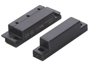 Contacto magnético SFIRE para puertas y ventanas, 12V. Color Café.