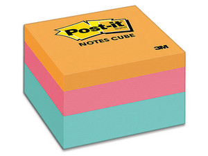Notas Adhesivas Post-It Cube, Multicolor.