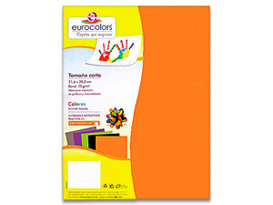 Papel Cortado Eurocolors Tamaño Carta, Colores Arcoíris Spooky, Paquete Con 100 Hojas.