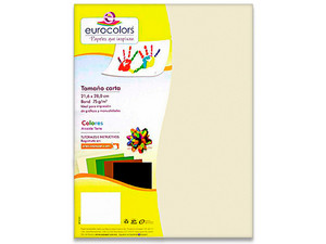 Papel Cortado Eurocolors Tamaño Carta, Colores Arcoíris Terra, Paquete Con 100 Hojas.
