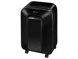 Trituradora de Papeles Fellowes Powershred LX170 de corte cruzado, hasta 12 hojas, barra inteligente para evitar atascos. Color negro