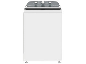 Lavadora Whirlpool Xpert System, carga superior 17 kg, agitador con tapa vidrio, Color blanca.