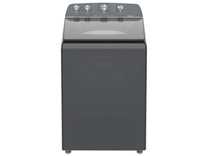 Lavadora Whirlpool 8MWTW1844WMG, 18 Kg, Carga Superior, Color Gris, Alta Capacidad para Uso Profesional.