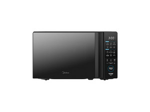 Horno de Microondas Midea MMDT07S2MB de 0.7 Pies, 20L, AutoClean, 11 Niveles de Potencia, Color Negro.