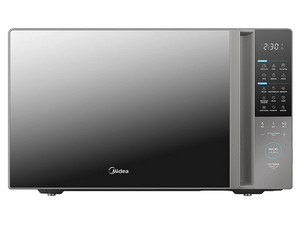 Horno de Microondas Midea MMDT14S2MG de 1.4 Pies, 40L, AutoClean, 11 Niveles de Potencia, Color Plata.