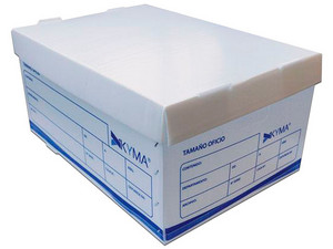 Caja de Plástico Kyma, para Documentos tamaño Oficio.