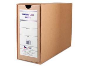 Caja Archivadora Kyma de Cartón, Capacidad de 50 Hojas, Con Tapa, Color Café.