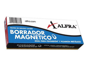 Borrador con imán Alfra para Pizarron blanco, 1 pieza.