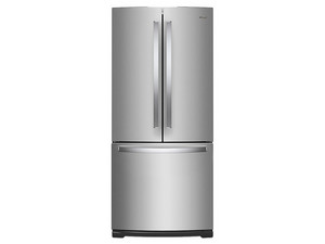 Refrigerador French Door Whirlpool MWRF140SWHM de 20 Pies Cúbicos, 557 L, 127V, Color Gris.