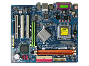 T. Madre Gigabyte GA-8I865GME-775, ChipSet Intel 865G, Soporta: LGA 775  Pentium D, Pentium 4, FSB 800/533MHz Integrado: Audio AC 97, Video Intel,  Red 10/100, Memoria: DDR 266/333/400 Mhz, 2 Bancos, 2GB Max,