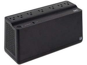 Batería de Respaldo APC Back-UPS BE600M1 de 600VA (330 Watts) con 7 contactos NEMA 5-15R. (Caja abierta)