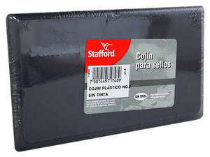 Cojín para Sellos Stafford COJ0012, Plástico, Sin Tinta