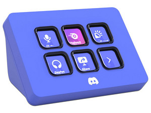 Teclado Elgato Stream Deck Mini Discord Edition, 6 Teclas LCD, USB 2.0, Color Azul.