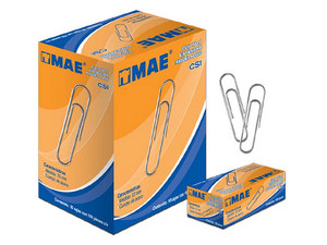 Clips Estandar NO.1 MAE CS1, Caja con 100 Piezas.
