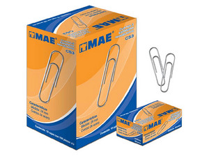 Clip MAE Estándar Numero 3, Contiene 100 Piezas.