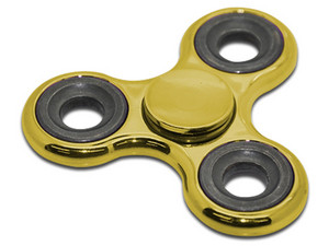 Fidget Spinner Brobotix, color dorado.