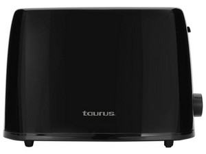 Tostadora Taurus Lucerna, 2 Rebanadas, 580W, Color Negro.