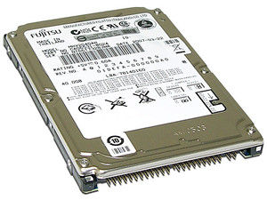Fujitsu 40GB,Internal,5400 RPM,6.35 Cm (2.5") (MHV2040AH - Foto 2