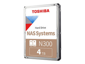 Disco Duro Toshiba N300 de 4TB para Sistemas NAS, 7200RPM, SATA III (6.0 Gb/s).